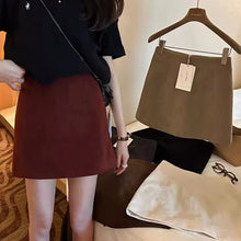 Load image into Gallery viewer, A-line Corduroy Casual Skirt