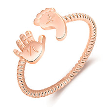 Load image into Gallery viewer, Baby Palm and Feet Ring