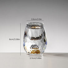 Load image into Gallery viewer, 3D Gläser med glass av isbreer Whiskyglass i krystallgullfolie