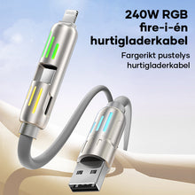 Load image into Gallery viewer, 240W 4-i-1 USB C-kabel