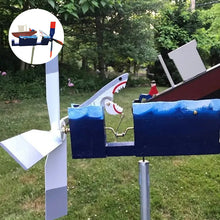 Load image into Gallery viewer, Jaws Disaster Whirligig - Funny Garden Decor