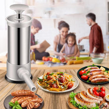 Load image into Gallery viewer, Sausage Stuffer with 4 Different Sizes Stuffing Tubes
