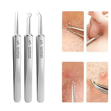 Load image into Gallery viewer, Professional Facial Blackhead Remover Tweezers