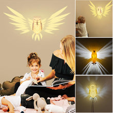 Load image into Gallery viewer, 3D Eagle/Owl LED Wall Sconce