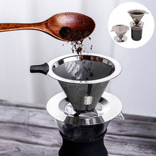 Load image into Gallery viewer, Stainless Steel Pour Over Drip Coffee Filter for Mason Jars