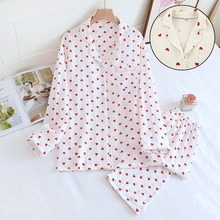 Load image into Gallery viewer, Heart Print Pyjamas Set