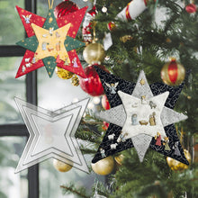 Load image into Gallery viewer, Christmas Patchwork Star Template Set