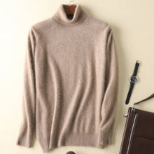 Load image into Gallery viewer, Men's Mink Turtleneck Bottoming Sweater