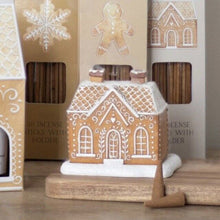 Load image into Gallery viewer, Gingerbread House Incense Burner