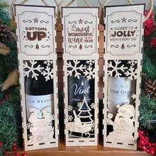 Load image into Gallery viewer, Christmas Funny Wooden Wine Box