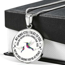 Load image into Gallery viewer, Hummingbird Memorial Necklace