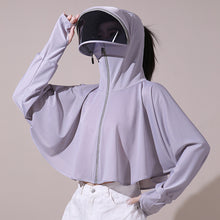 Load image into Gallery viewer, Ice Silk UV Protection Hooded Windbreaker Jacket