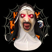 Load image into Gallery viewer, Halloween Nun Scary Mask