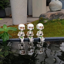 Load image into Gallery viewer, Fishing Skeleton Garden Accessory
