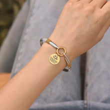 Load image into Gallery viewer, To My Bonus Daughter Two-Tone Bracelet