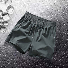 Load image into Gallery viewer, Men's Plain Solid Color Drawstring Pocket Shorts
