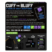 Load image into Gallery viewer, Cuff The Bluff - A Fun Bluffing Dice &amp; Card Game