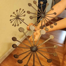 Load image into Gallery viewer, Set of 3 Dandelion Native Metal Flowering Stems