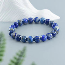 Load image into Gallery viewer, Natural Lapis Lazuli Stone Beaded Bracelet