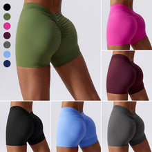 Load image into Gallery viewer, Sculpting V-Back Ruched Shorts