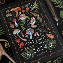 Load image into Gallery viewer, 2022/2023/2024 Dark Forest Lunar Calendar