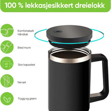 Load image into Gallery viewer, Reisekrus i rustfritt stål