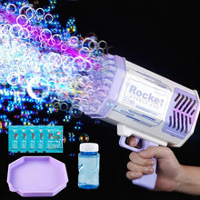 Load image into Gallery viewer, Bubble Machine Gun with 69 Holes And Colorful Lights