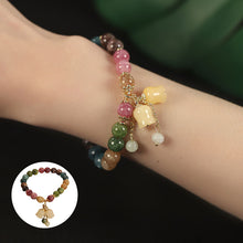 Load image into Gallery viewer, Natural Colored Tourmaline Bracelet