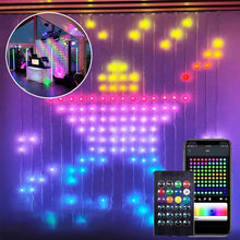 Load image into Gallery viewer, Color Waves LED Curtain Sync Lights