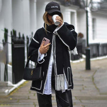 Load image into Gallery viewer, Hepburn Style Woolen Cape Coat