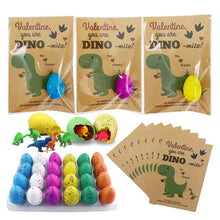 Load image into Gallery viewer, 24 Pcs Dinosaur Egg Hatching Card