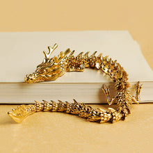 Load image into Gallery viewer, Gold Dragon with Movable Joints