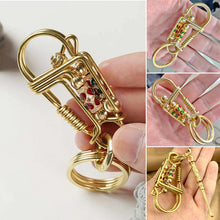 Load image into Gallery viewer, Stainless Brass Keychain