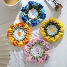 Load image into Gallery viewer, Hand Knit Crochet Suzuran Flower Coaster