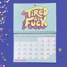 Load image into Gallery viewer, Funny and Sweary Double Page Wall Calendar