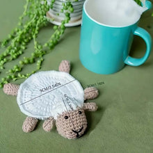Load image into Gallery viewer, Potholder Hand Knitted Mug Coaster