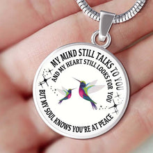 Load image into Gallery viewer, Hummingbird Memorial Necklace