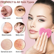 Load image into Gallery viewer, Cosmetic Spa Sponges for Facial Cleansing (20pcs)