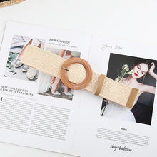 Load image into Gallery viewer, Fashion Vintage Boho Straw Woven Belt