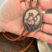 Load image into Gallery viewer, Banjo Frog Bolo Tie