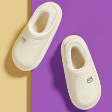 Load image into Gallery viewer, Autumn And Winter Embossed Little Bear Home Waterproof Cotton Slippers