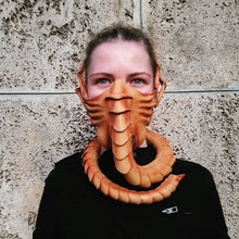 Load image into Gallery viewer, Hand Stitch Leather Scorpion Mask