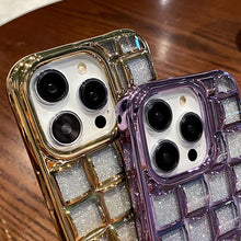Load image into Gallery viewer, All-inclusive Glitter Gradient Rhombus Phone Case