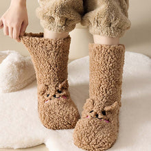 Load image into Gallery viewer, Little Bear Ultra-thick Cozy Slipper Home Socks