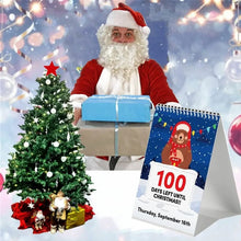 Load image into Gallery viewer, 100 Days of Christmas Countdown Calendar