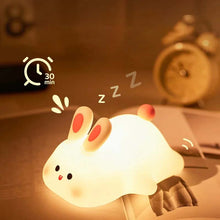 Load image into Gallery viewer, Big Face Rabbit Silicone Night Light