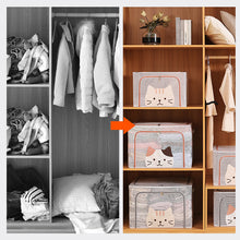 Load image into Gallery viewer, Folding Clothes Storage Box