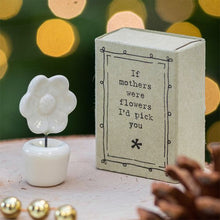 Load image into Gallery viewer, Porcelain Flower Matchbox Gift - Mother's Day Present