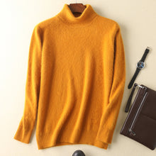Load image into Gallery viewer, Men's Mink Turtleneck Bottoming Sweater