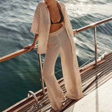 Load image into Gallery viewer, Natural Crochet Pant